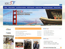 Tablet Screenshot of kecsf.org